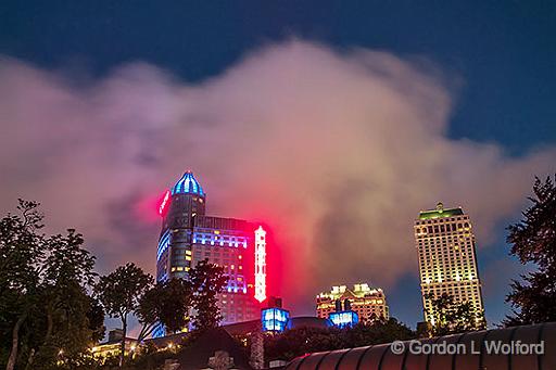 Fallsview Casino Under Falls Mist_DSCF05985.jpg - Photographed at Niagara Falls, Ontario, Canada.